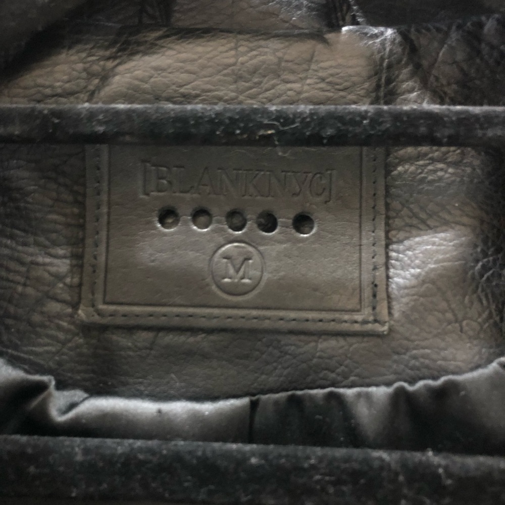 BLANKNYC leather studded jacket